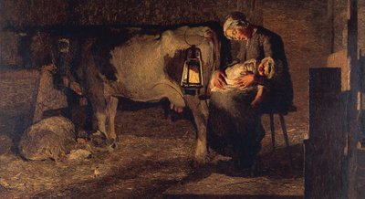 两位母亲 作者 乔凡尼·塞甘蒂尼（Giovanni Segantini）