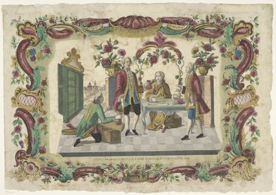 浪子向父亲索要遗产
Filius prodigus petit a patre portionem substantiae suae（物体上的标题） 作者 乔瓦尼·沃尔帕托（可能）