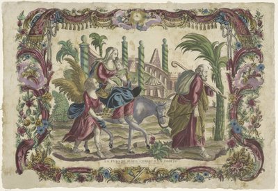 飞往埃及
La fuga de Jesus Christo en Egipto / Fugo domini nostri Jesu Christi in Egiptum（标题见实物） 作者 乔瓦尼·沃尔帕托（可能）