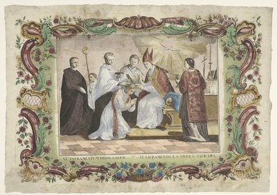 神职圣事
VI. sacramentum ordo sacer / VI. sacramento la orden sacrada（物体上的标题）
七件圣事（系列标题） 作者 乔瓦尼·沃尔帕托