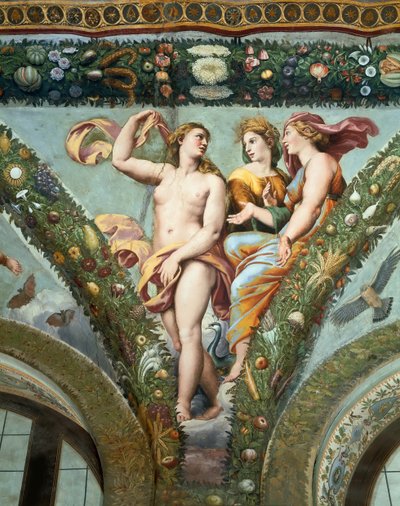 金星、赛里斯和朱诺，1517年。 作者 乔凡尼·达乌迪内
