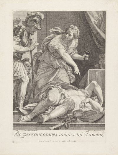 雅伊尔向巴拉克展示被杀死的西西拉 作者 卡洛·马拉塔（Carlo Maratta）