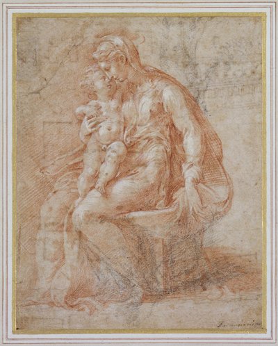 圣母与圣婴 作者 吉罗拉莫·马佐拉·贝多利