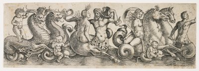 弗里兹与特里顿和若虫，c。 1517 作者 吉罗拉莫·莫塞托