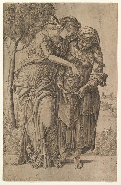 朱迪思（Judith）和她的女仆，荷洛弗尼斯（Holofernes）的头，1500至1530年。 作者 吉罗拉莫·莫塞托