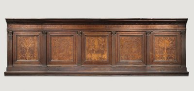 圣器收藏室的上镶板c。 1460-1475年。 作者 朱利亚诺·达·马亚诺