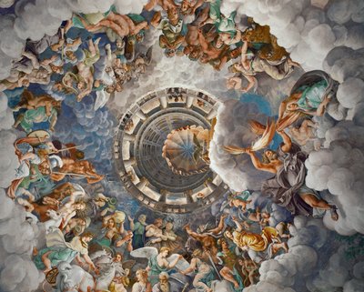 奥林匹斯山，众神之座（壁画） 作者 朱利奥·罗马诺