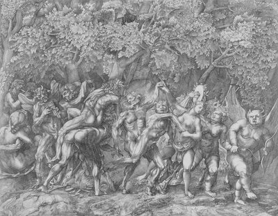 Bacchanal，约1557年。 作者 朱利奥·萨努托