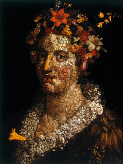 弗洛拉，c1591 作者 朱塞佩·阿辛博迪