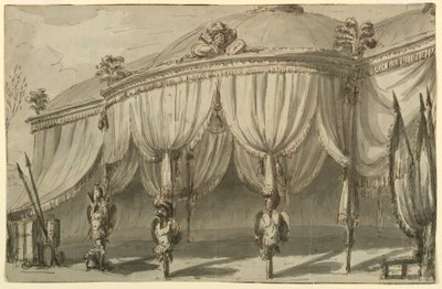 舞台设计，战利品亭 作者 朱塞佩·巴贝里（Giuseppe Barberi）