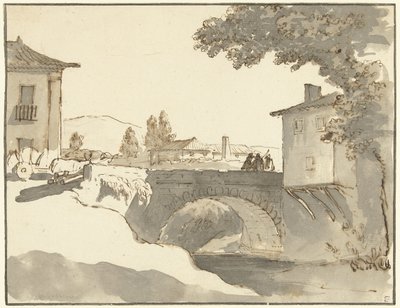 葡萄牙阿尔科巴萨的乡村风光 作者 Giuseppe Bernardino Bison (可能)
