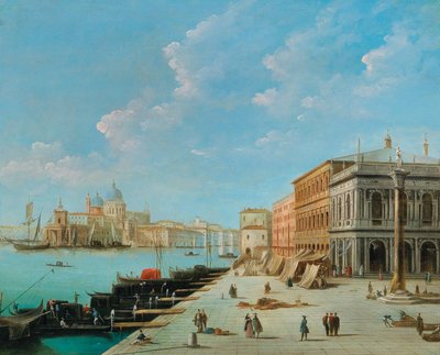 莫洛，与圣特奥多罗圆柱一起向泽卡望去 作者 朱塞佩·贝纳迪诺·比森