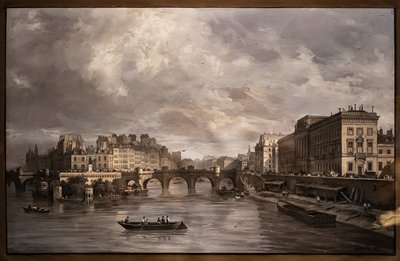 新桥的视图 作者 朱塞佩·卡内拉（Giuseppe Canella）