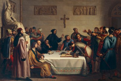 4月7日，邦提达的宣誓 作者 Giuseppe Diotti