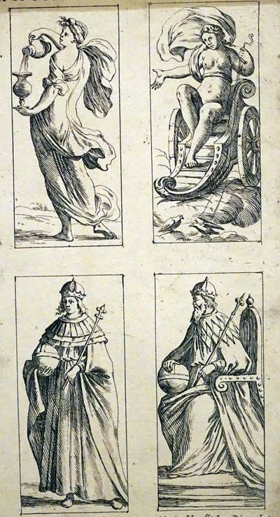 17th Century tarot cards by Giuseppe Maria Mitelli 作者 朱塞佩·玛丽亚·米特利