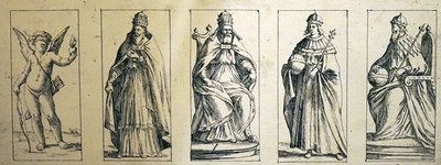 由Giuseppe Maria Mitelli创作的17世纪塔罗牌 作者 朱塞佩·玛丽亚·米特利