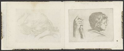 拿着木棍的手和男孩的头
绘画范例（系列名称）
米泰利凹版画（系列名称） 作者 朱塞佩·玛丽亚·米特利