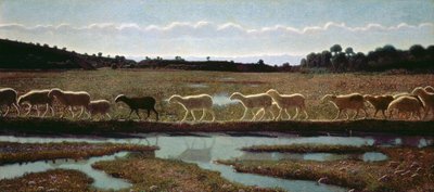 生命之镜：第一个人所做的，其他人遵循，1895-98 作者 Giuseppe Pellizza da Volpedo