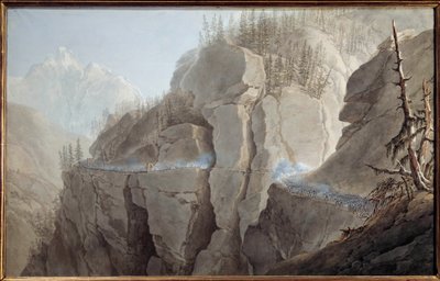 第一次意大利战役（1796-1797）：“”拿破仑·波拿巴（1769-1821）军队的法国人于 21/05/1800 迫使敌人放弃位于 Vallee d