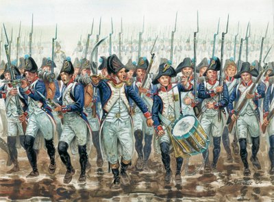 第一帝国：1805 年的法国步兵 - 第一帝国：1805 年的法国步兵 - 插图：Giuseppe Rava 作者 朱塞佩·拉瓦（Giuseppe Rava）