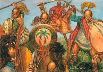 布匿战争：迦太基重步兵 - 布匿战争：古迦太基步兵 插图：Giuseppe Rava 作者 朱塞佩·拉瓦（Giuseppe Rava）