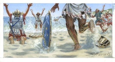 色诺芬的一万希腊人抵达黑海 作者 朱塞佩·拉瓦（Giuseppe Rava）