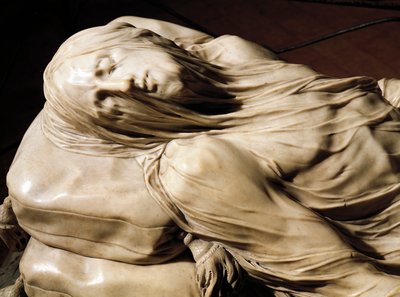 蒙面纱的基督 作者 Giuseppe Sanmartino