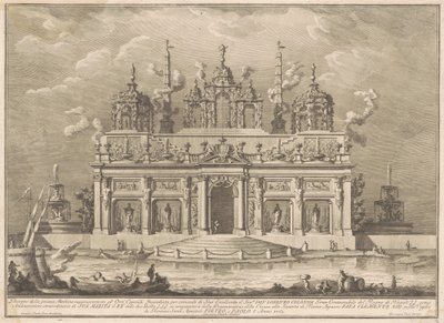 1765年为奇纳河建造的Prima Macchina：赫斯珀里德的花园 作者 朱塞佩·瓦西，继朱塞佩·帕拉齐，继保罗·波西