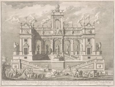 1764年为中国建造的第一座宫殿：国会大厦 作者 朱塞佩·瓦西，托马索·卡特拉尼，保罗·波西