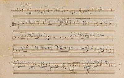 稿件：Opera Otello。 1887年 作者 朱塞佩·威尔第