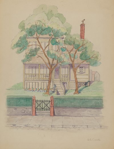 斯图尔特之家，约1936年。 作者 格拉迪斯·库克