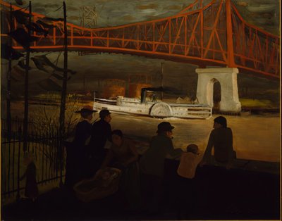 皇后大桥，东河，约1910年。 作者 格伦·科尔曼