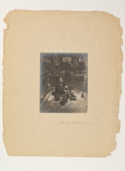 人民生活中的场景，无题作品集，1905年。 作者 格伦·科尔曼