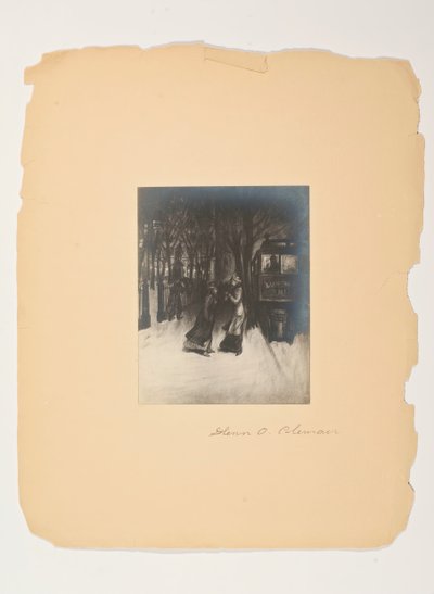 人民生活的场景，无题作品集，约1905-1906。 作者 格伦·科尔曼