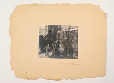 人民生活的场景，无题作品集，约1905-1906。 作者 格伦·科尔曼