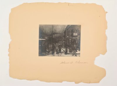 人民生活的场景，无题作品集，约1905-1906。 作者 格伦·科尔曼