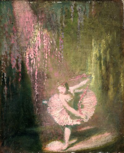 1908年至9月的糖梅仙女之舞（布面油画） 作者 格林·沃伦·菲尔波特