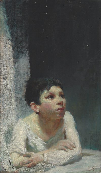 小西班牙人》，约 1909 年（布面油画） 作者 格林·沃伦·菲尔波特