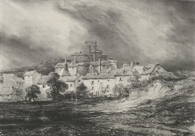 庞吉博城堡，1830年。 作者 戈德弗罗伊·恩格尔曼