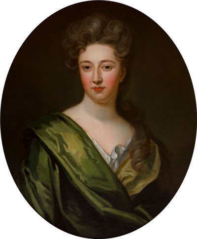 戴安娜-费尔汀夫人肖像（1659-1731 年），约 1679-1723 年（布面油画） 作者 戈弗雷（工作室）