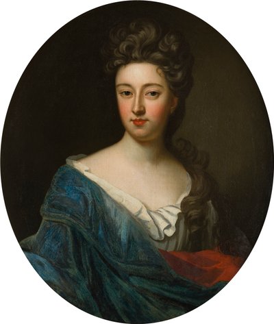 戴安娜-菲尔丁夫人肖像（1659-1731 年），约 1680-1731 年（布面油画） 作者 戈弗雷（工作室）