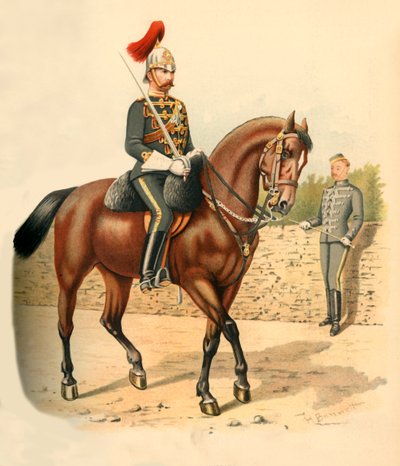 加拿大骑兵轻骑兵第六军团，1890年。 作者 戈弗雷·道格拉斯·吉尔斯