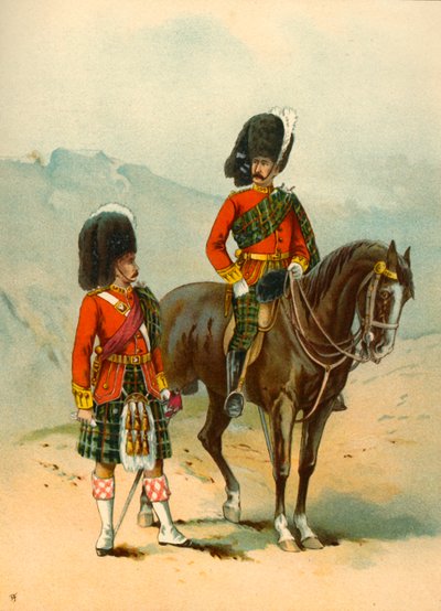 第72届-海福思·汉兰达（Seaforth Highlanders），1890年。 作者 戈弗雷·道格拉斯·吉尔斯