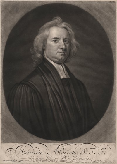 Henricus Aldrich，约翰史密斯（1652-1743），1696年（mezzotint） 作者 戈弗雷·克纳勒