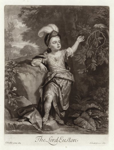 Charles Fitzroy的肖像 作者 Godfrey Kneller
