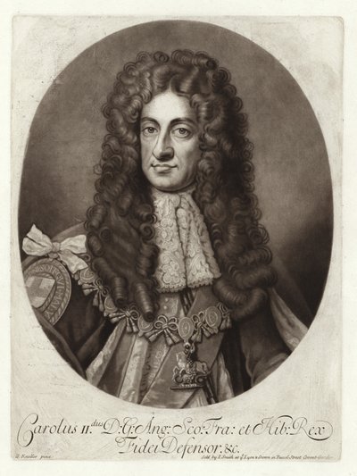 查理二世国王的肖像 作者 Godfrey Kneller