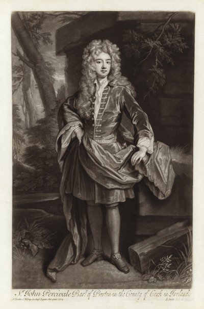 John Percivale先生的肖像 作者 Godfrey Kneller