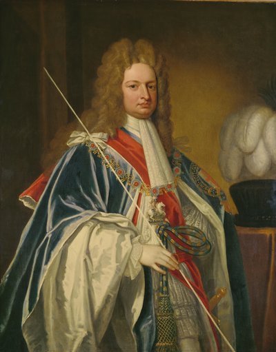 罗伯特哈利，牛津大学第一伯爵，1714年 作者 Godfrey Kneller