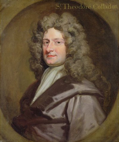 西奥多·科拉登爵士（布面油画） 作者 Godfrey Kneller