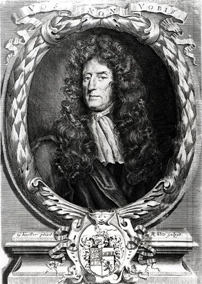 罗杰·莱斯特兰奇爵士的肖像（1616-1704） 作者 Godfrey after Kneller